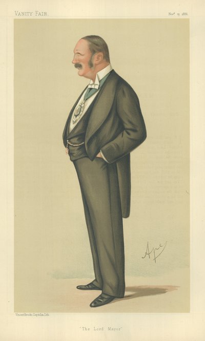 Sir Reginald Hanson, The Right Hon The Lord Mayor of London od Carlo Pellegrini