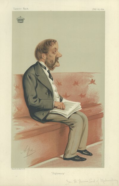 hrabě z Malmsbury od Carlo Pellegrini