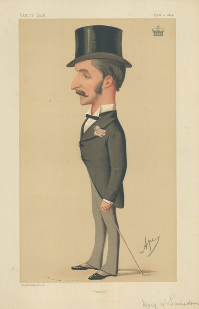 Markýz z Lansdowne od Carlo Pellegrini