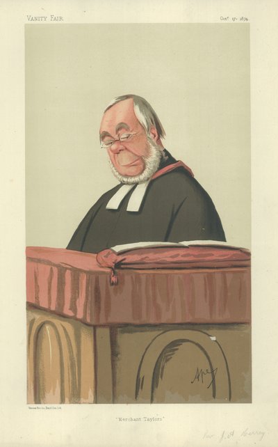 Reverend James Augustus Hessey od Carlo Pellegrini