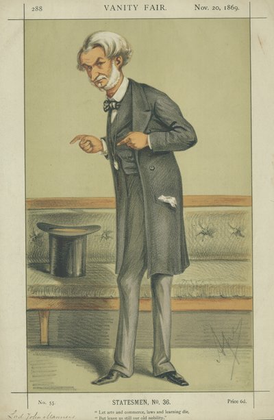 Pravý čest Lord John J R Manners od Carlo Pellegrini