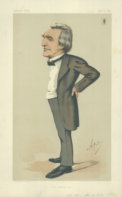Správný čest Sir John Charles Dalrymple Hay od Carlo Pellegrini