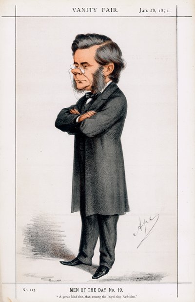 Thomas Henry Huxley , britský biolog, 1871 od Carlo Pellegrini