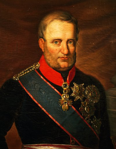 Portrét Františka I. ze dvou Sicílie (olej na plátně) od Carlo de Falco
