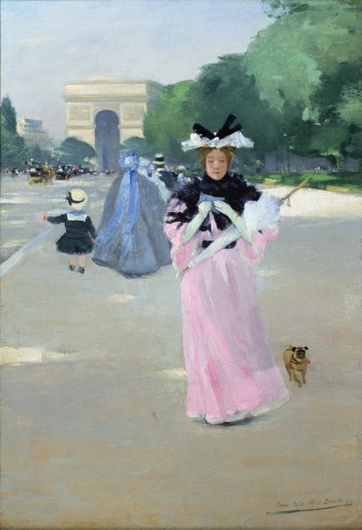 Avenue of Bois de Boulogne od Carlton Alfred Smith