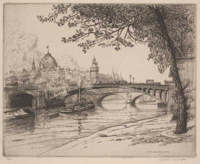 Most Notre Dame, Paříž od Caroline Armington