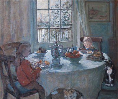 Snídaňový stůl, 2001 od Caroline Hervey Bathurst