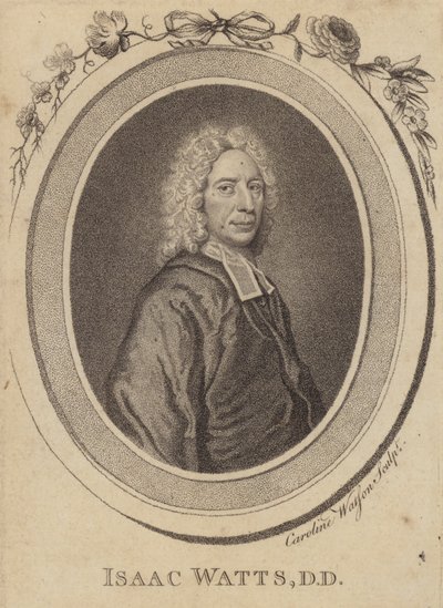 Isaac Watts, anglický křesťanský ministr, autor hymnů a teolog od Caroline Watson