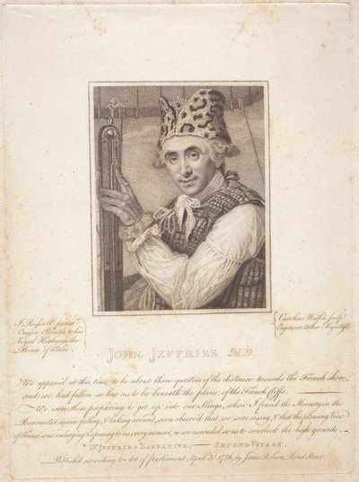 John Jeffries M.D., 3. dubna od Caroline and Russell John (1745 1806) Watson