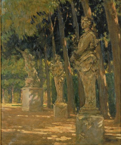 Carrefour na konci Tapis Vert, Versailles od Carroll Beckwith