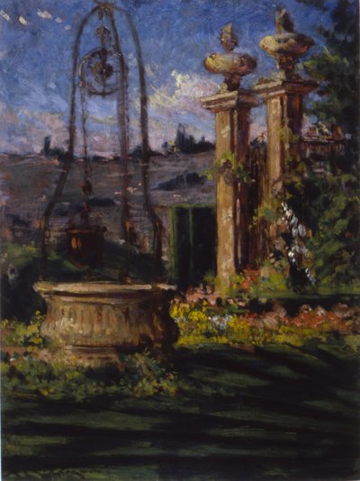 V zahradách vily Palmieri od Carroll Beckwith
