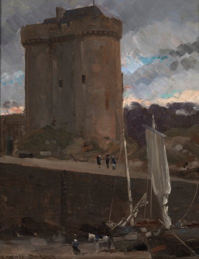 Na Tour de Solidor v St. Severin, Normandie, ca. 1877. od Carroll Beckwith