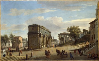 Konstantinův oblouk od Caspar Adriaans van Wittel