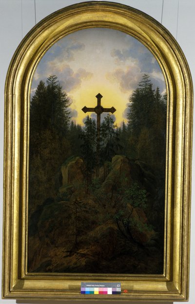 Kříž v horách, 1815-20 od Caspar David Friedrich
