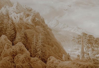 Podzim od Caspar David Friedrich