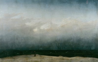Mnich u moře. 1808-1810 od Caspar David Friedrich