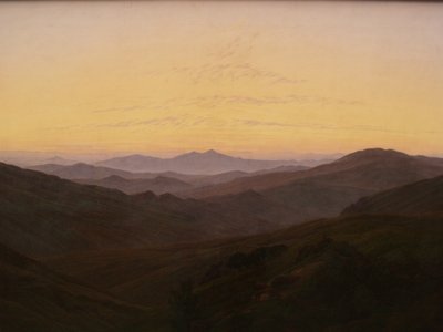 Němčina: Krkonoše Krkonoše od Caspar David Friedrich