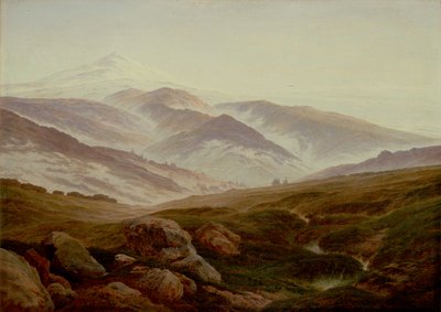Německy: Erinnerungen an das Riesengebirge Vzpomínky na Krkonoše od Caspar David Friedrich