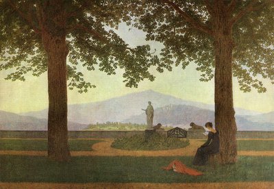 Německy: Gartenterrasse Zahradní terasa od Caspar David Friedrich