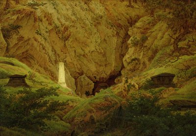Graves of Ancient Heroes, 1812 od Caspar David Friedrich