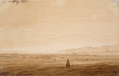 Krajina s obeliskem, 1803 od Caspar David Friedrich