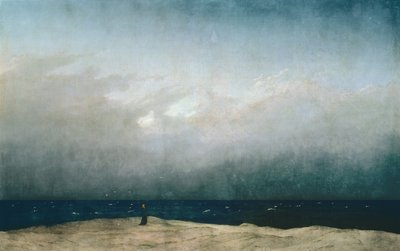 Mnich u moře od Caspar David Friedrich