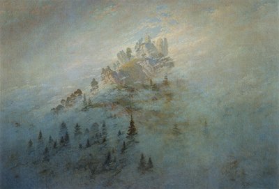 Ranní mlha v horách, 1808 od Caspar David Friedrich
