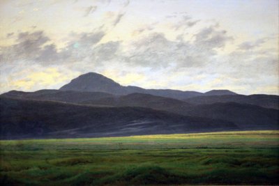 Horská krajina v Čechách od Caspar David Friedrich