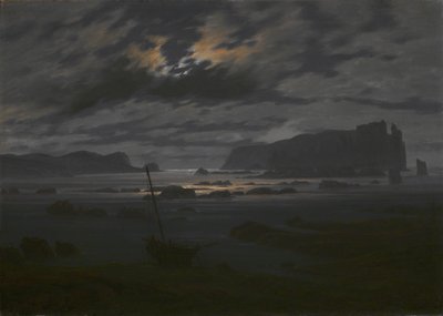Severní moře v měsíčním světle, c. 1823 od Caspar David Friedrich