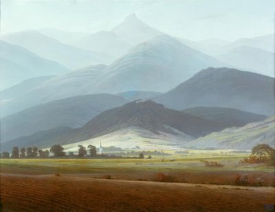 Krajina Krkonoš od Caspar David Friedrich