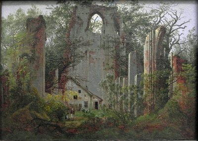 Zřícenina kláštera Eldena u Greifswaldu od Caspar David Friedrich