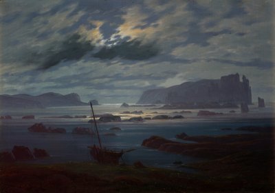Severní moře v měsíčním světle, 1823-24 od Caspar David Friedrich