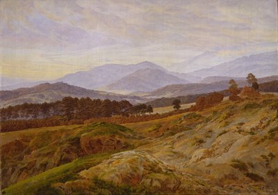 Pohoří Riesengebirge od Caspar David Friedrich