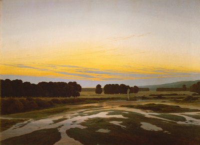 Velká rezervace u Drážďan od Caspar David Friedrich
