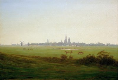 Louky u Greifswaldu od Caspar David Friedrich