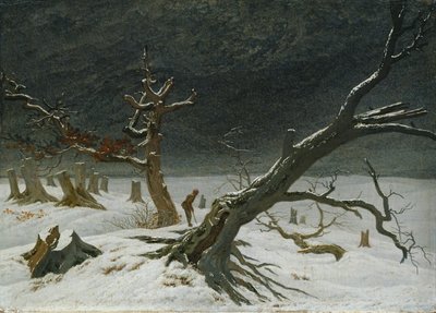 Zimní krajina od Caspar David Friedrich