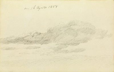 Cloudová studie od Caspar David Friedrich