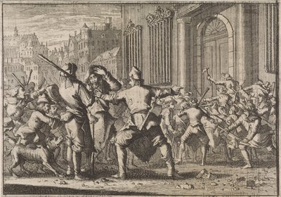 Vzpoura v Barceloně, 1640 od Caspar Luyken (attributed to)
