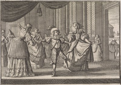 Vzdělání Baltazara Karla, nejstaršího syna krále Filipa IV., 1642 od Caspar Luyken (attributed to)