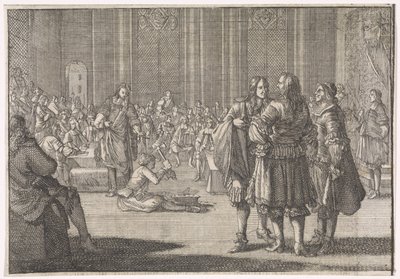 Imperiální pečeť Anglie byla rozbita ve Sněmovně lordů, 1646 od Caspar Luyken (attributed to)