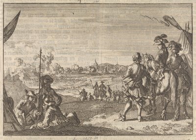 Obsazení Nijmegenu Francouzi, 1672 od Caspar Luyken