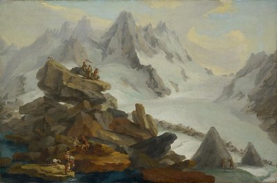 ledovec Lauteraar od Caspar Wolf