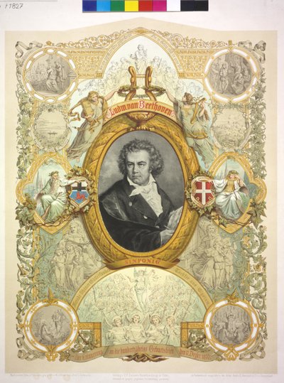 Ludwig van Beethoven od Casper Johann Nepomuk Scheuren