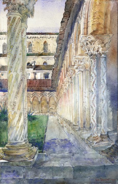 Katedrála v Monreale, Sicílie od Cass Gilbert