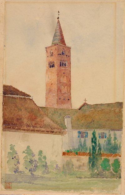 Kostelní věž, Itálie od Cass Gilbert