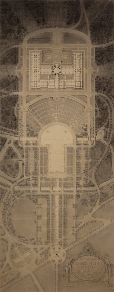 Forest Park, Saint Louis, Missouri: Ukazuje rekultivaci a obnovu Světového výstaviště a Muzea výtvarných umění od Cass Gilbert