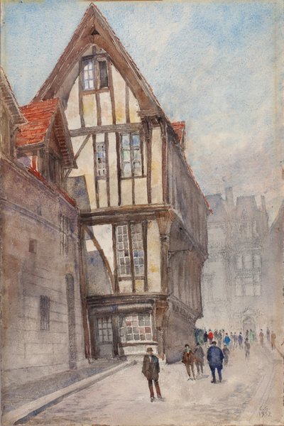 Starý dům v Rouen, 1932. od Cass Gilbert