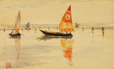 Plachetnice Benátky, 1898. od Cass Gilbert