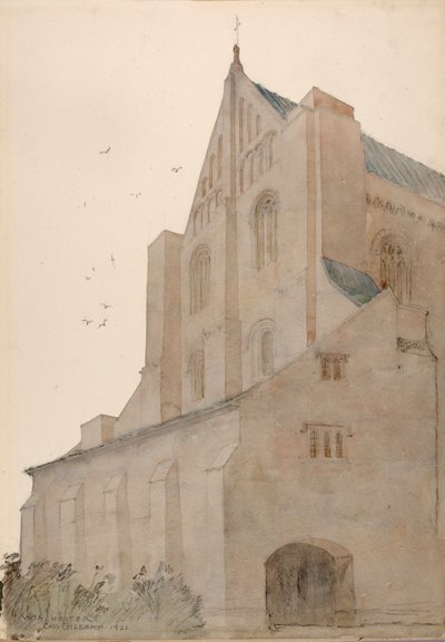 Winchester, Anglie, 1921. od Cass Gilbert