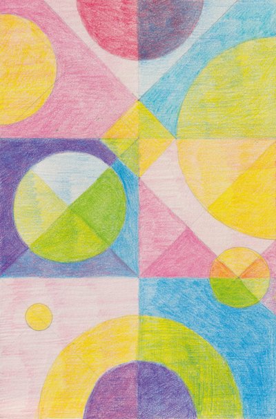 Barevné geometrické tvary od Catalina Somolinos